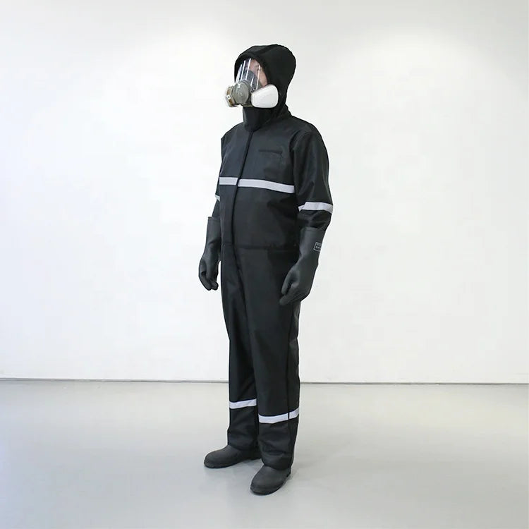 OEM Nuclear emergency personal full body lead free Y-ray protection  suit