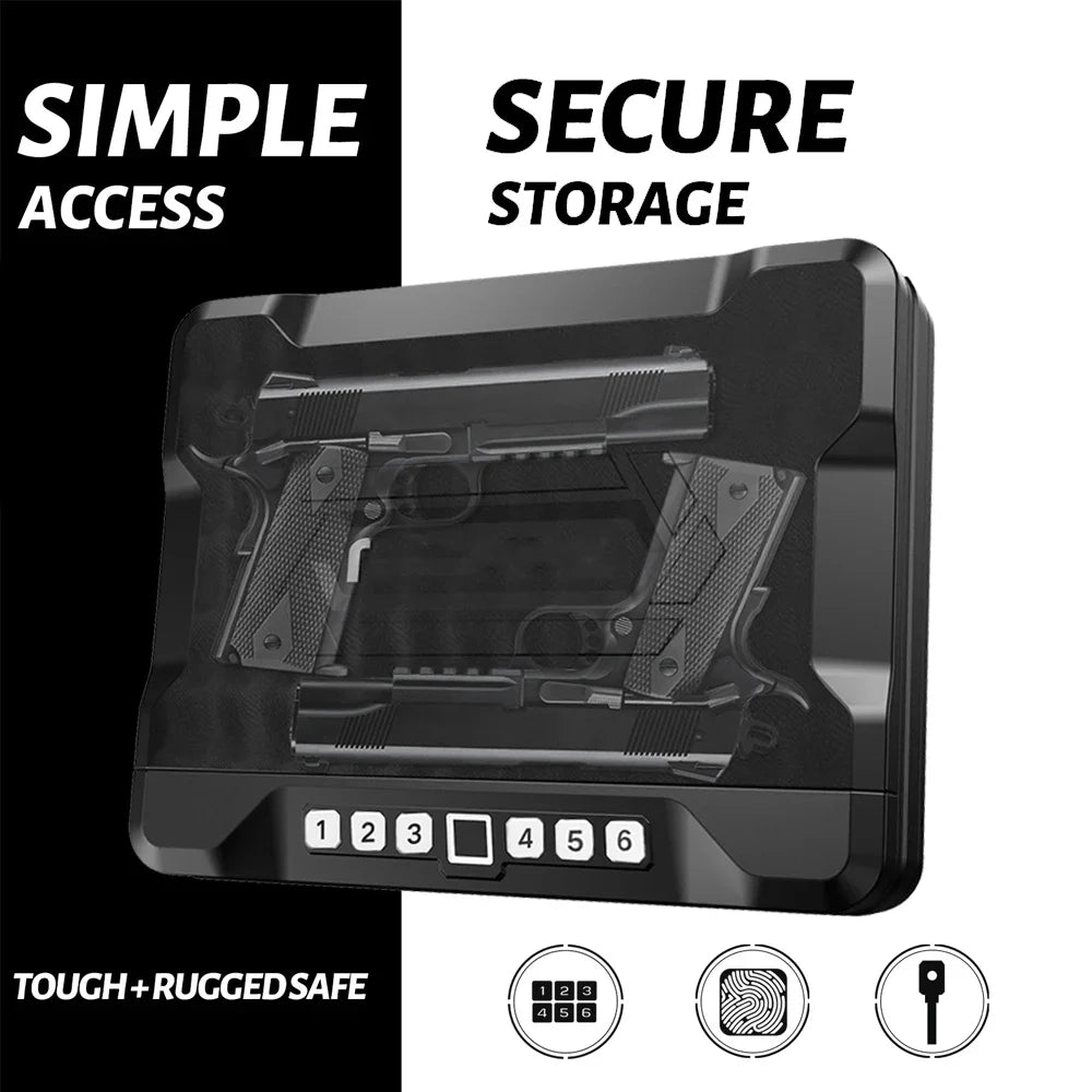 Biometric Quick-Access Pistol Gun Safe