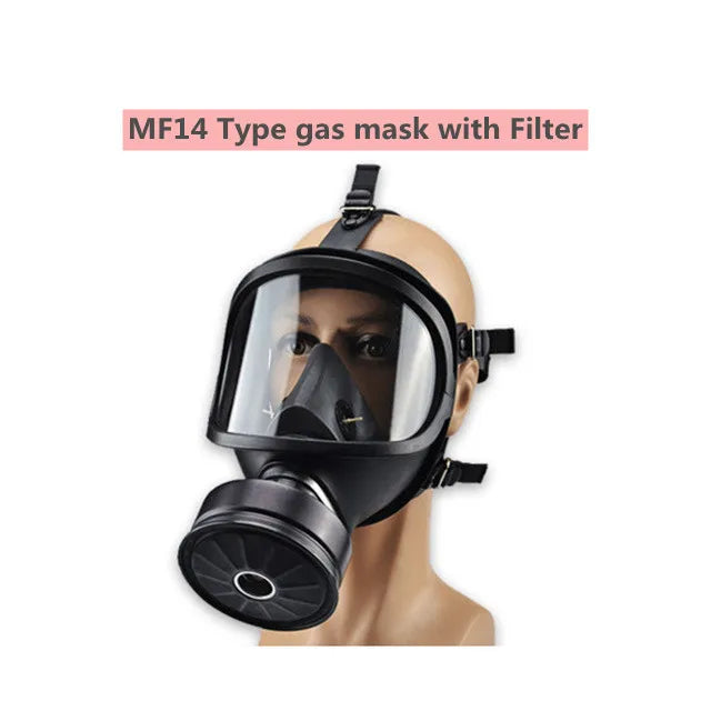 Full face gas mask chemical respirator filter