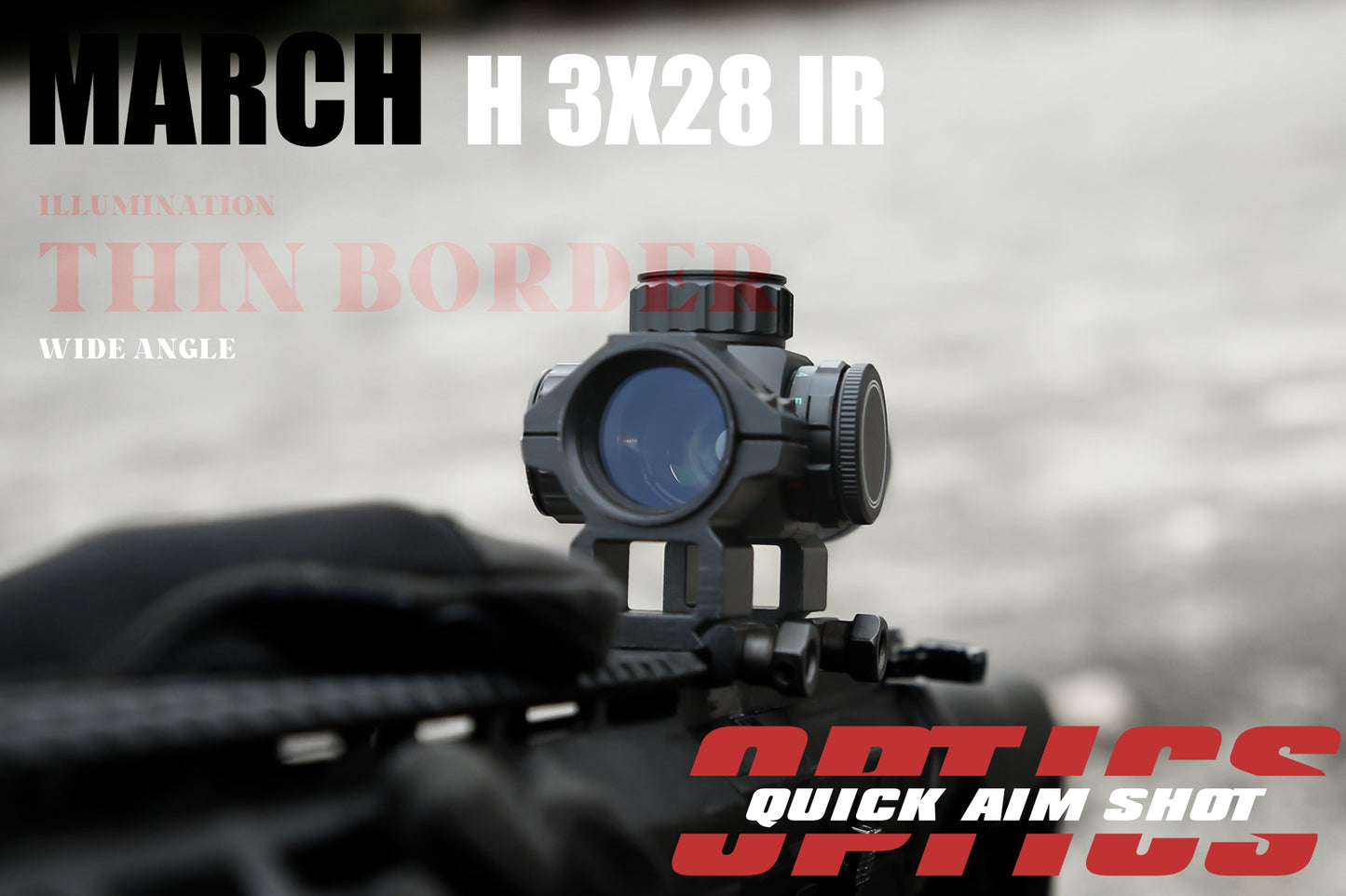 MARCH H3x28IR Optics Riflescope Sight